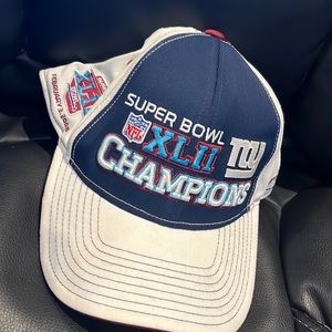 NY Giants Super Bowl XLII Champions Hat